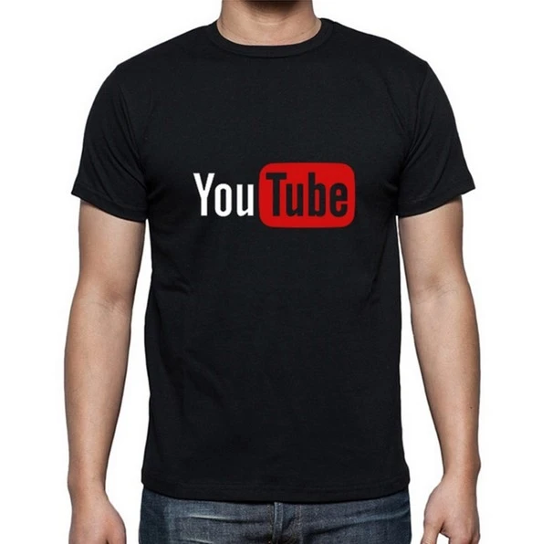 Vintage Fashion Youtubers - 2024 YouTube ロゴプリントレディース Tシャツブランドモーダルトップスカジュアルカスタム男性半袖 Tシャツ原宿ヴィンテージ Tシャツ