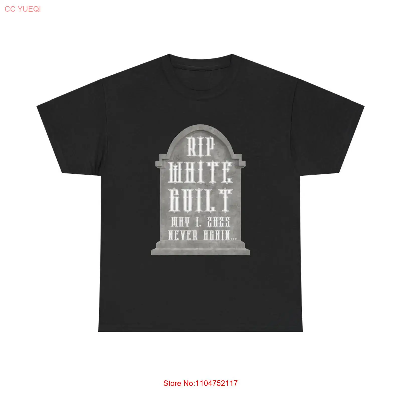 Vintage Fashion Tags - RIP ホワイトギルト 2025年5月1日 トゥームストーン Tシャツ 新品タグなし