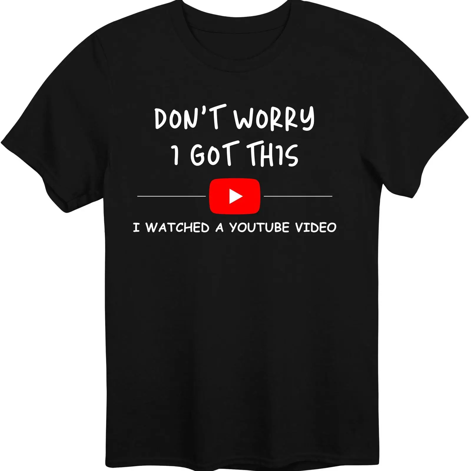 Vintage Fashion Youtubers - YouTube認定Tシャツ「Don't Worry」、ヴィンテージウォッシュ加工の多用途でおしゃれなストリートウェア、ストレッチ素材のファッショナブルなメンズウェア