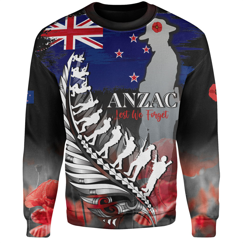 Vintage Fashion Nz - メンズヴィンテージスウェットシャツ,3Dニューゼアランドマオリタトゥープリントスウェットシャツ,ラウンドネックのフード付きスウェットシャツ,ストリートウェアファッション,デイグラフィックスウェットシャツ,nz day