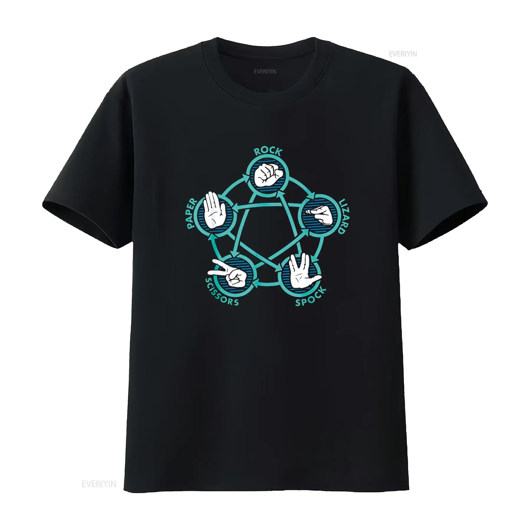 Vintage Fashion Game - ロックペーパーサイズル スポック 面白いゲーム Tシャツ ヴィンテージ ウォッシュド