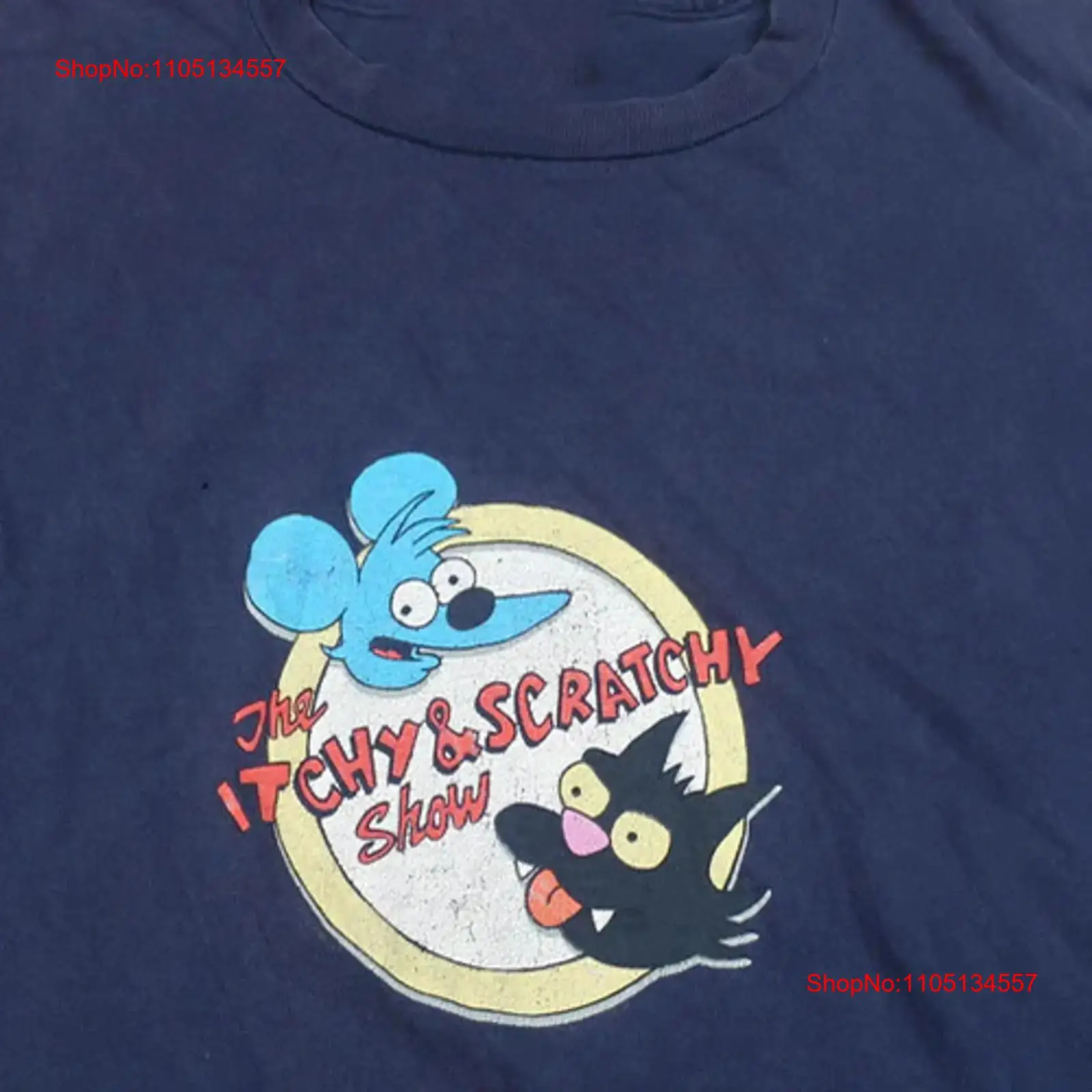 Vintage Fashion Show - ヴィンテージ ザ・イッチ・スクラッチ・ショー ネイビー 全サイズ Tシャツ AQ77