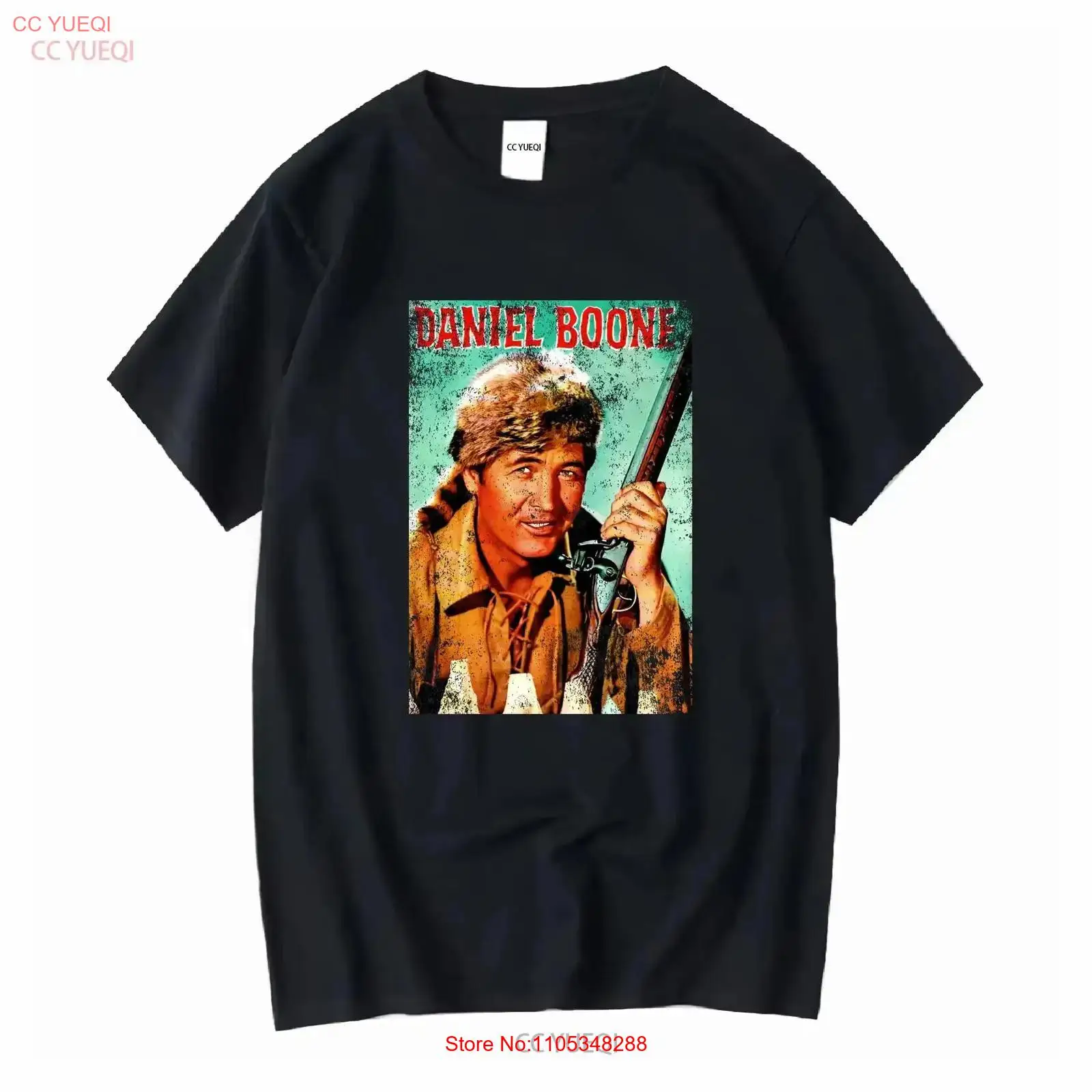 Vintage Fashion Show - ダニエル・ブーン 60年代テレビシリーズショウの衣装風 ヴィンテージTシャツ ウォッシュ加工 ファッションデザイナー服 オム