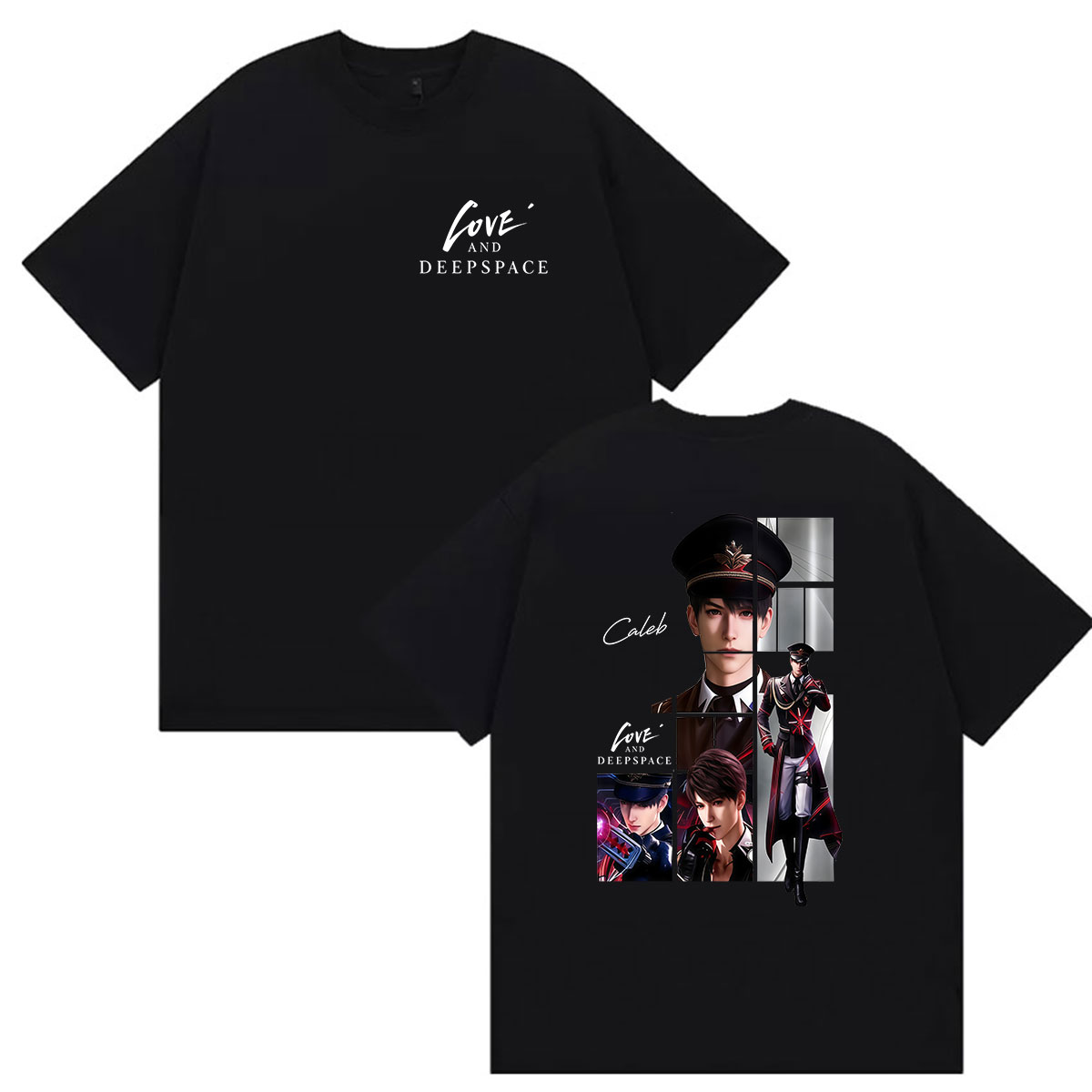 Vintage Fashion Game - ゲーム「ケイレブ・ラブ・アンド・ディープスペース」グラフィックTシャツ メンズ ヴィンテージ 高品質 ファッションTシャツ ユニセックス