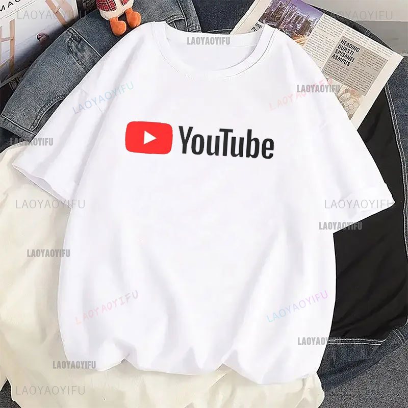2024 YouTube ロゴプリントレディース Tシャツブ - Vintage Fashion Youtubers のレビューと価格