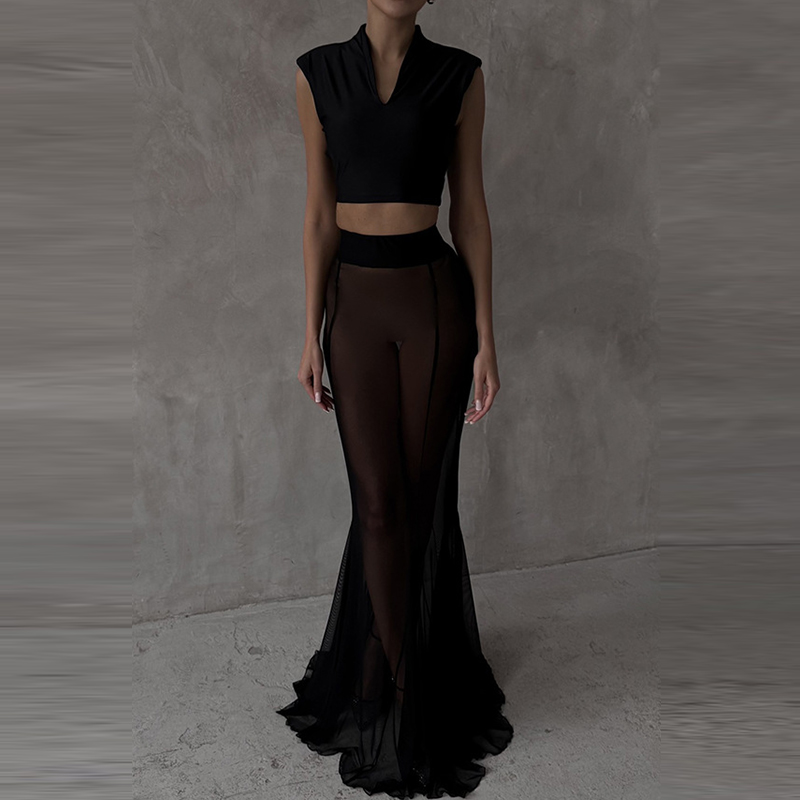 レディースファッション固体長袖ブレザー + マーメイドスカー - Vintage Fashion Ai のレビューと価格