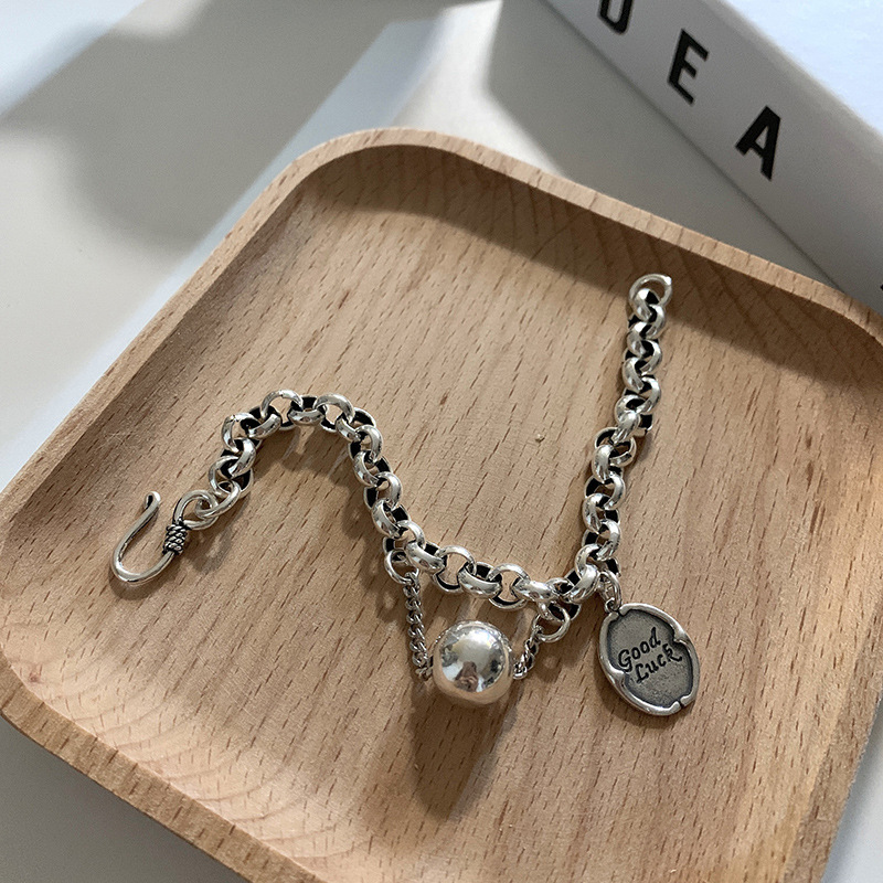 Bfpowb-女性のためのシルバーカラーボールペンダントタグ - Vintage Fashion Tags のレビューと価格