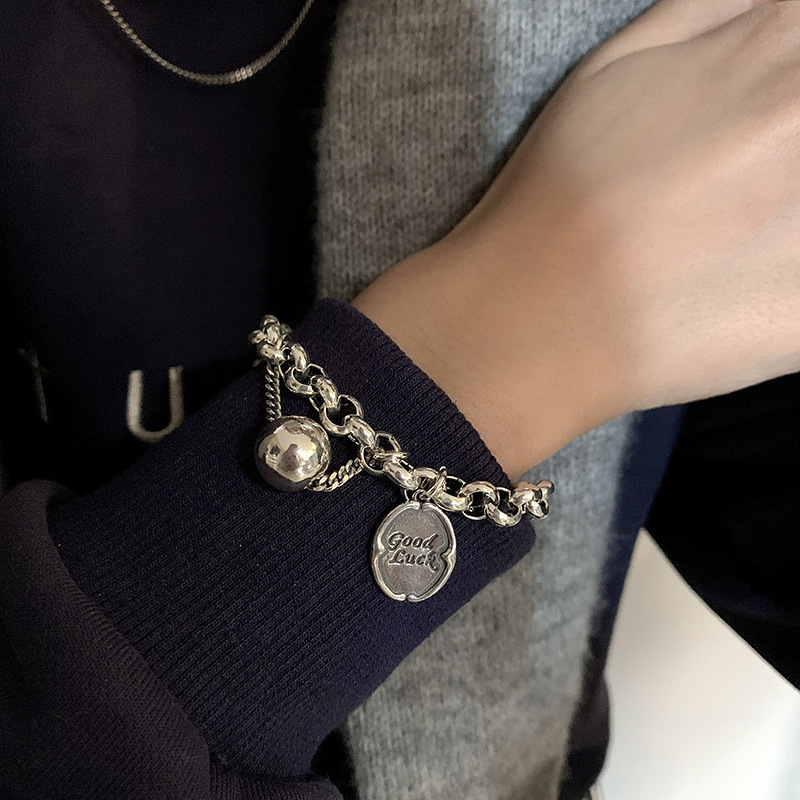 Bfpowb-女性のためのシルバーカラーボールペンダントタグ - Vintage Fashion Tags のレビューと価格